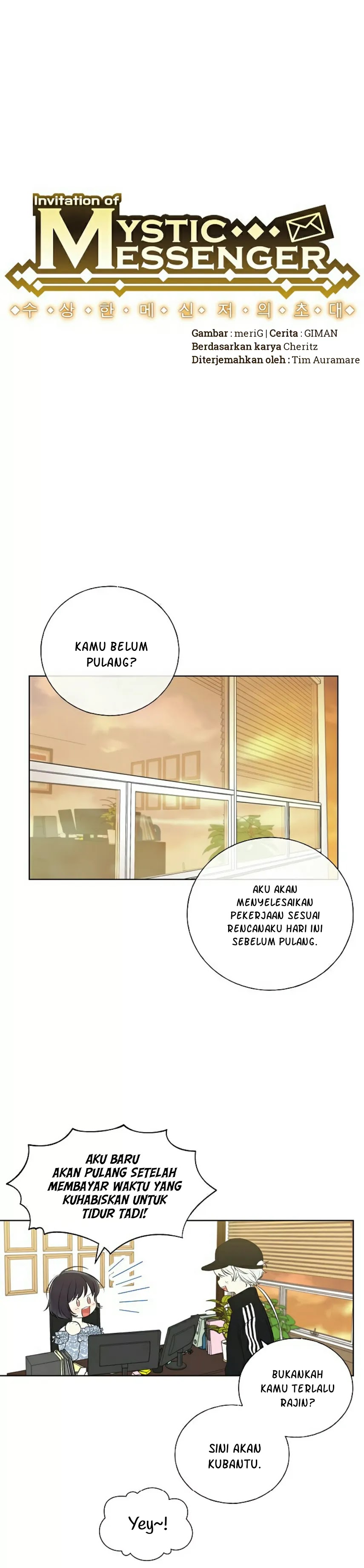 Mystic Messenger Chapter 06 Bahasa Indonesia